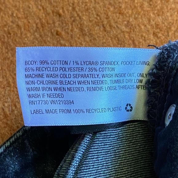 Distressed High Rise Denim Shorts - Picture 8 of 9